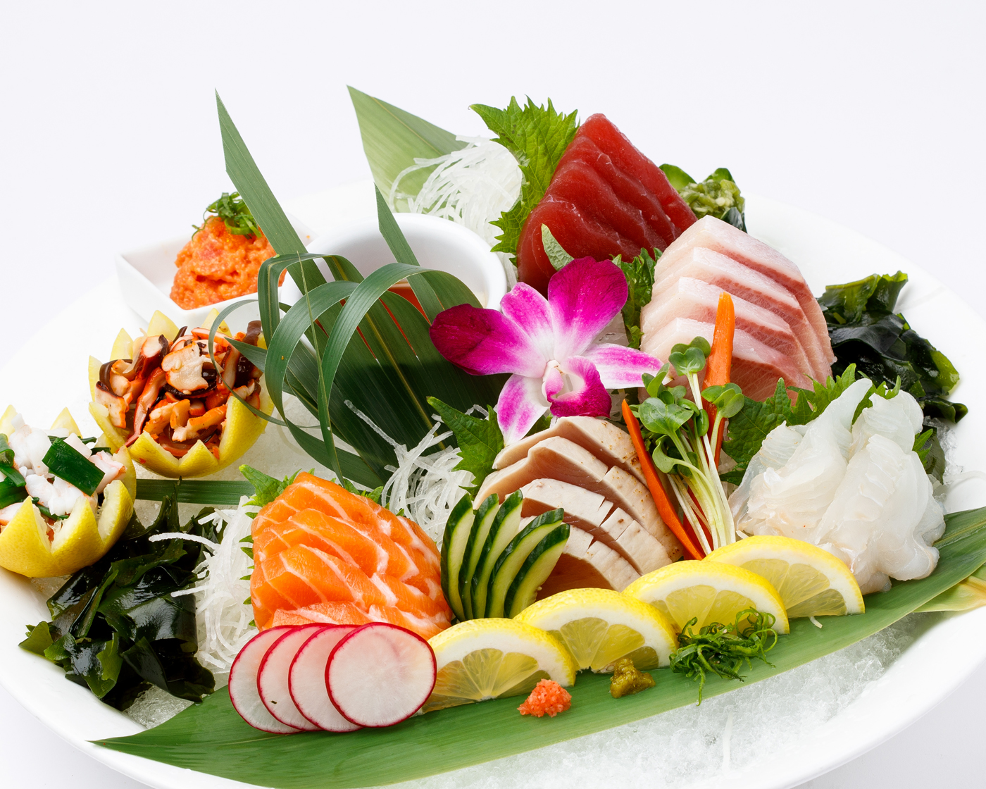 Order Sashimi Omakase Deluxe  food online from Kabuki store, Brea on bringmethat.com