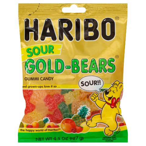 Order Haribo Sour Gold Bears 4.5oz food online from 7-Eleven store, DeBary on bringmethat.com