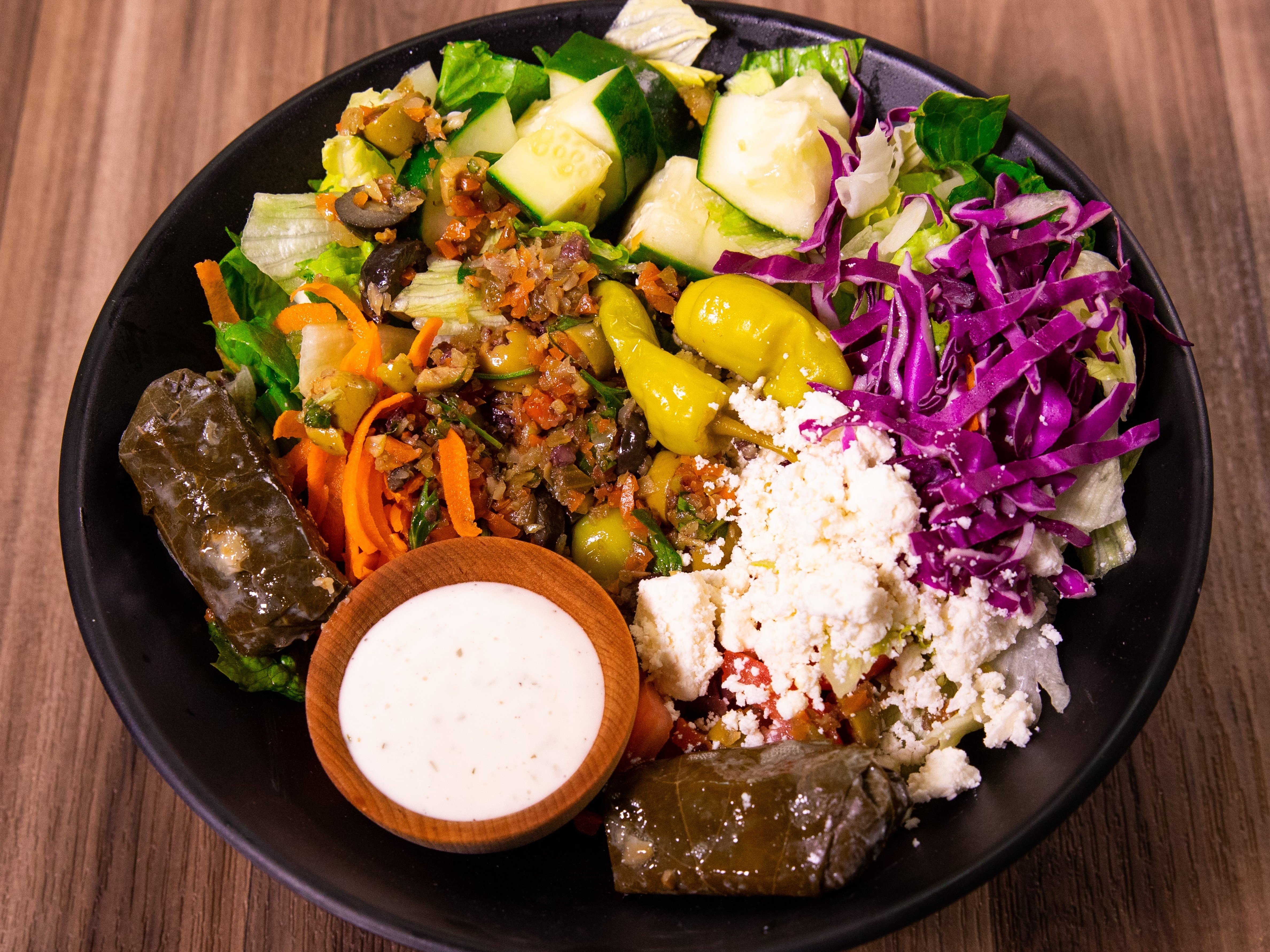 Order Greek Salad food online from Murphy Deli store, Houston on bringmethat.com
