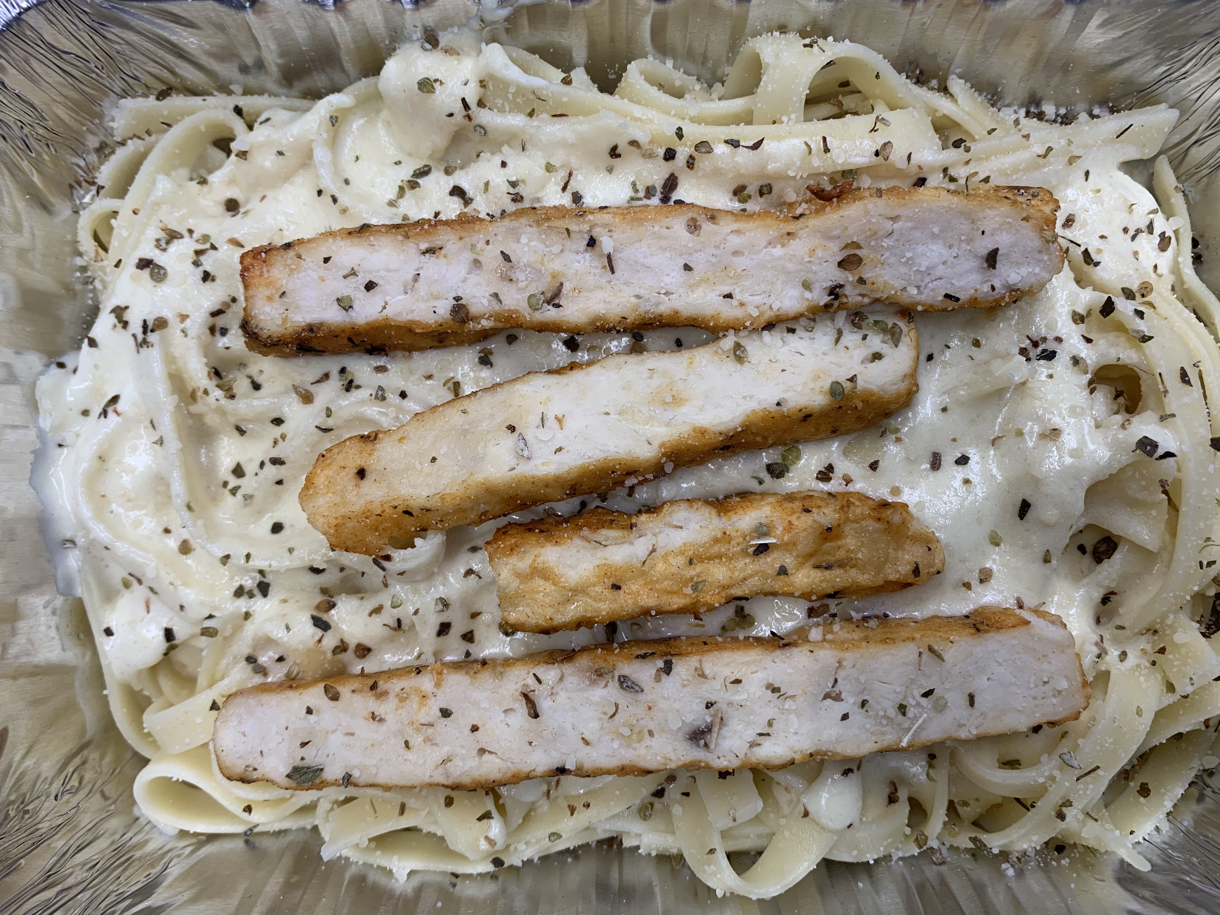 Order Pasta Alfredo with Chicken and Mushrooms Dinner food online from Mama Cimino store, Dixon on bringmethat.com