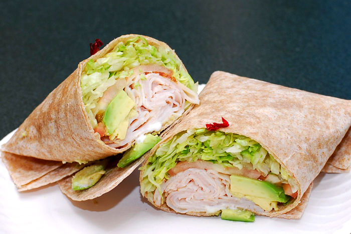 Order Turkey Avocado Wrap food online from Sandwich express store, Plainview on bringmethat.com