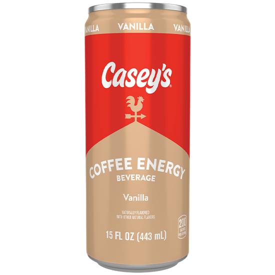 Order Casey's Vanilla Coffee Energy 15oz food online from Caseys Carry Out Pizza store, Papillion on bringmethat.com