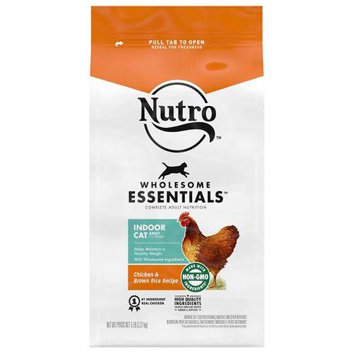 Order Nutro Indoor Cat, Chicken & Brown Rice Recipe - 5.0 lb food online from Walgreens store, Green Cove Springs on bringmethat.com