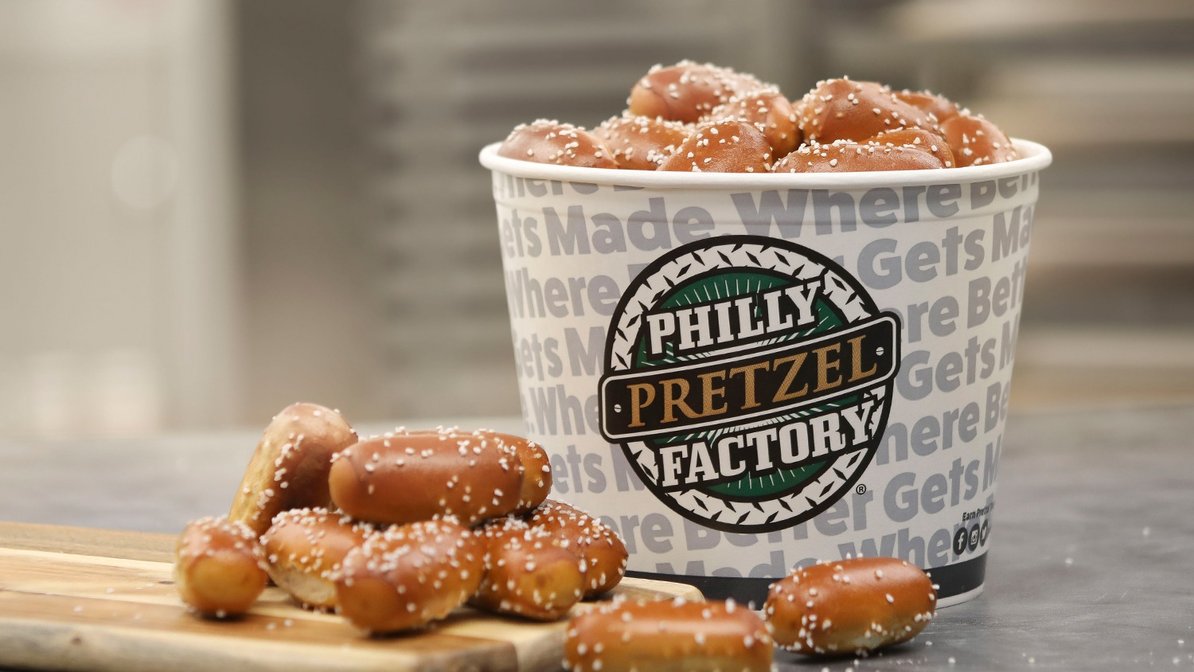 Order Large Rivet Bucket food online from Philly Pretzel Factory store, Plymouth Meeting on bringmethat.com