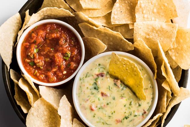 Order Homemade Queso & Salsa food online from Cotton Patch Cafe store, Plainview on bringmethat.com