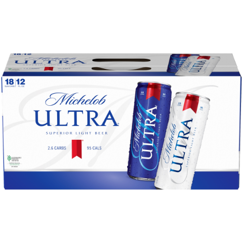 Order Michelob Ultra 18 Pack 12oz Can food online from 7-Eleven store, Evans Mills on bringmethat.com