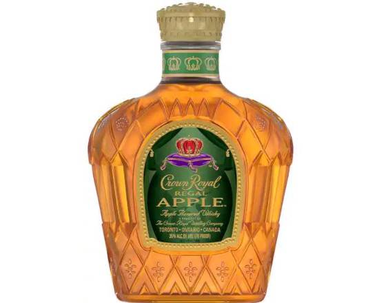 Order Crown Royal Regal Apple, 375mL whiskey (35.0% ABV) food online from Tenderloin Liquor store, San Francisco on bringmethat.com