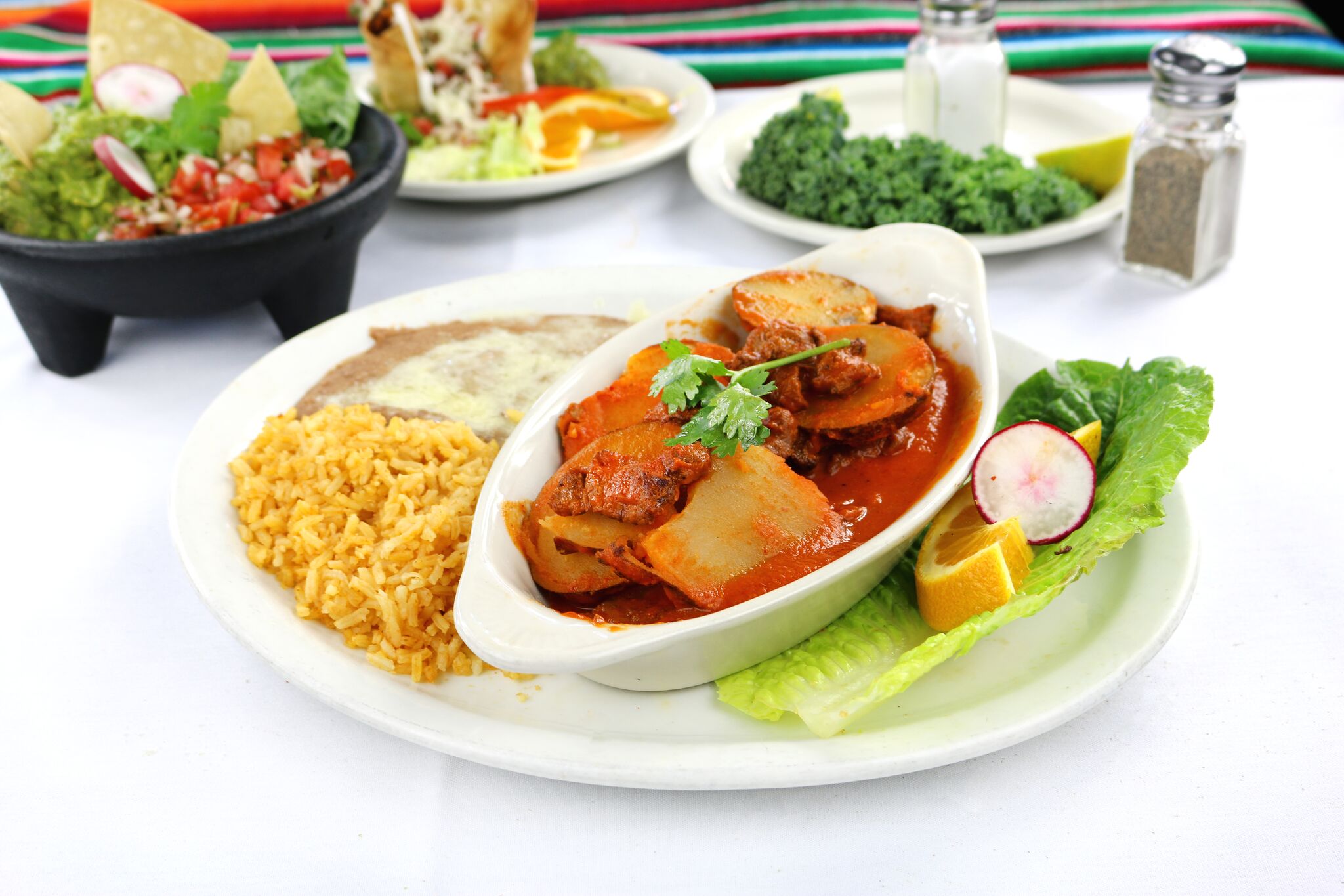 Order Bistec con Papas food online from Fiesta Martin Tacos store, Inglewood on bringmethat.com