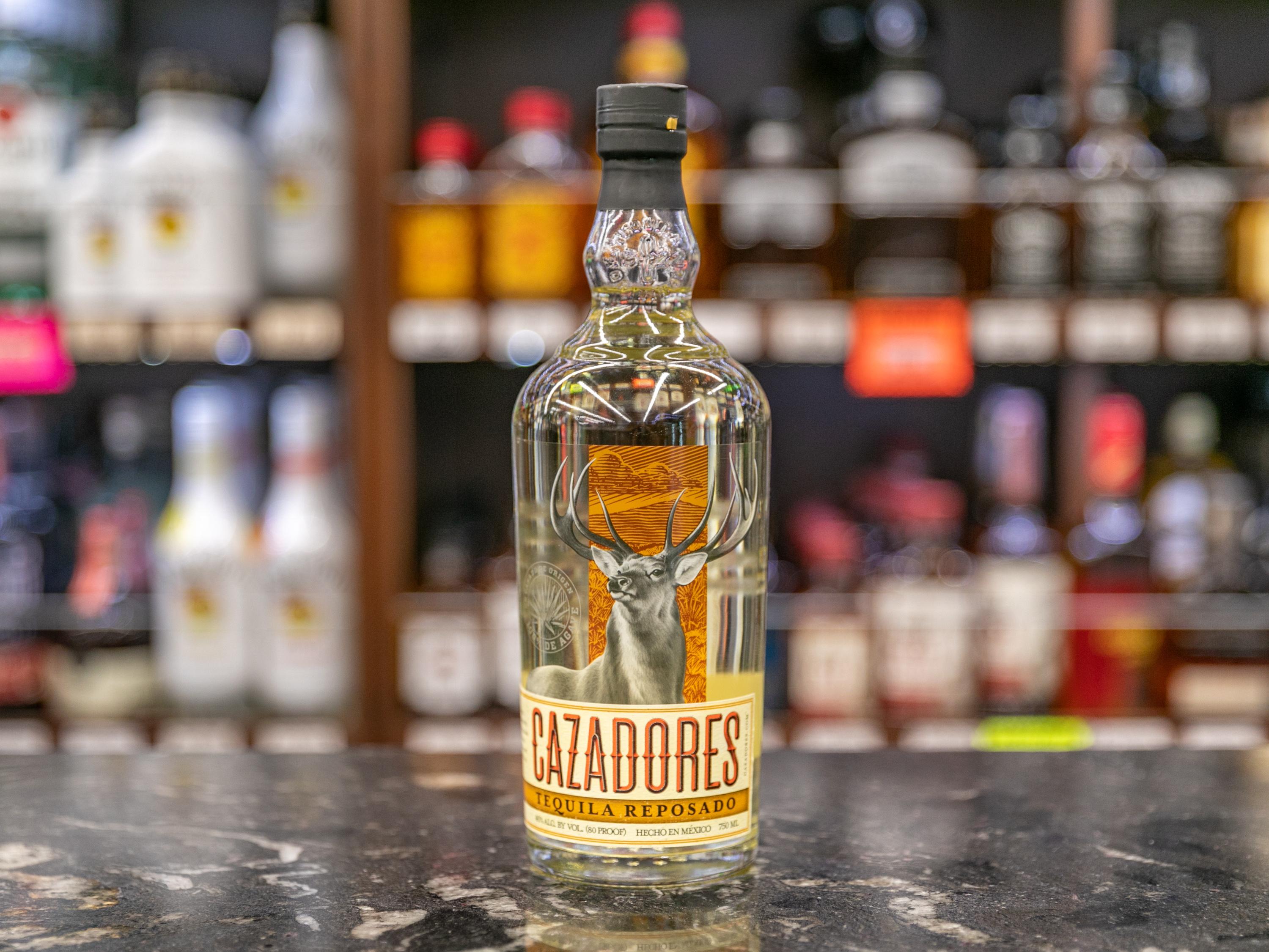 Order Cazadores Reposado Tequila Bottle 750 ml. food online from Hilltop Liquor store, San Diego on bringmethat.com
