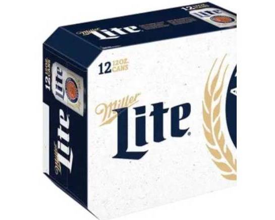 Order Miller Lite, 6pk-12oz can beer (4.2% ABV) food online from Cold Spring Liquor store, Liberty Hill on bringmethat.com