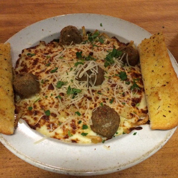 Order Baked Fettuccine with Meatballs food online from Palermo Pizza & Pasta store, Seattle on bringmethat.com