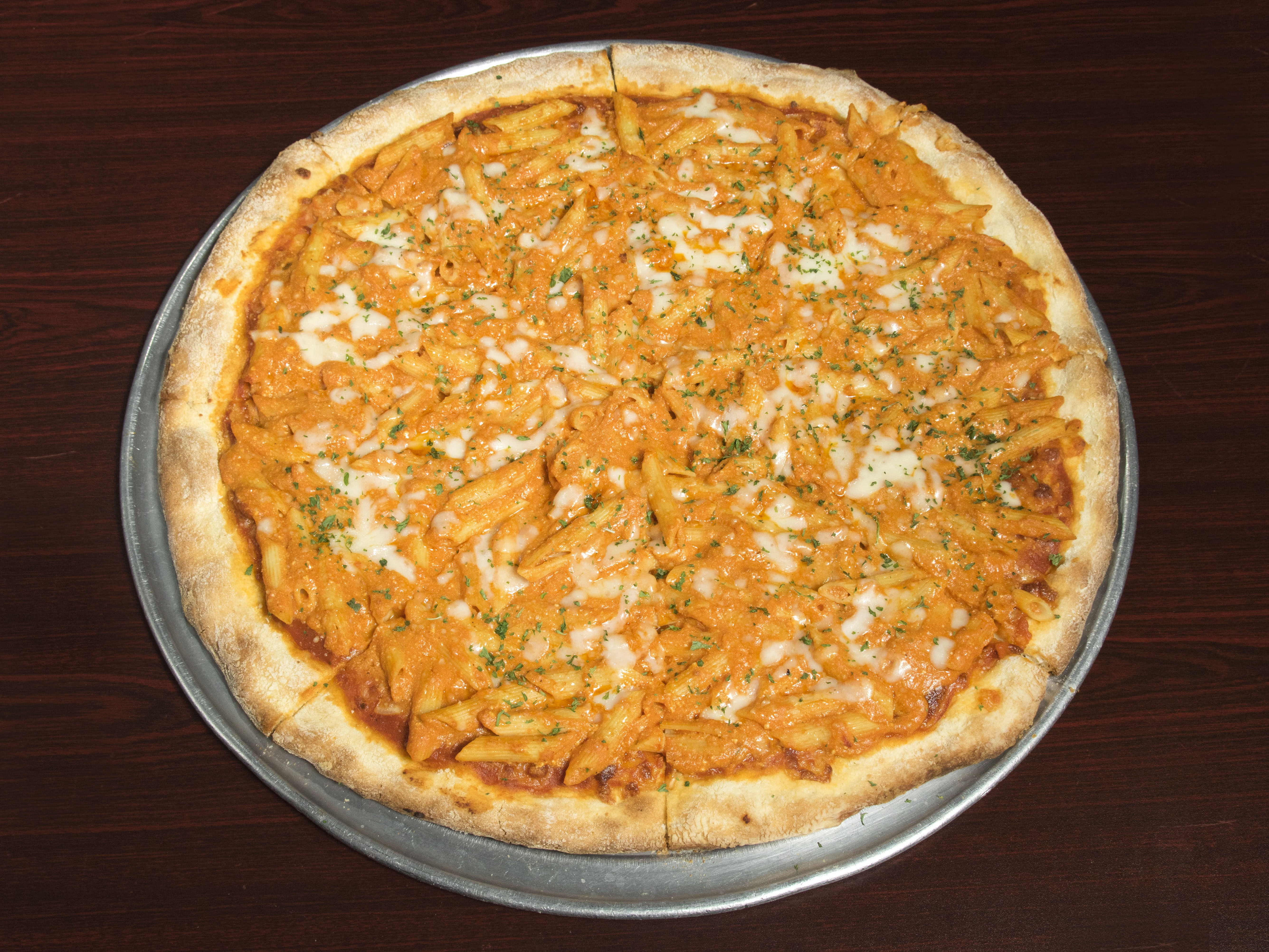 Order Baked Ziti Pasta Pie food online from Brooklyn Boyz Pizza store, Oceanside on bringmethat.com