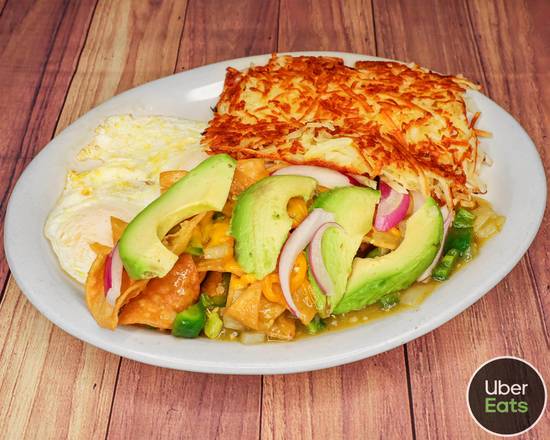 Order Chilaquiles & Eggs food online from Jayjay cafe store, Mansfield on bringmethat.com