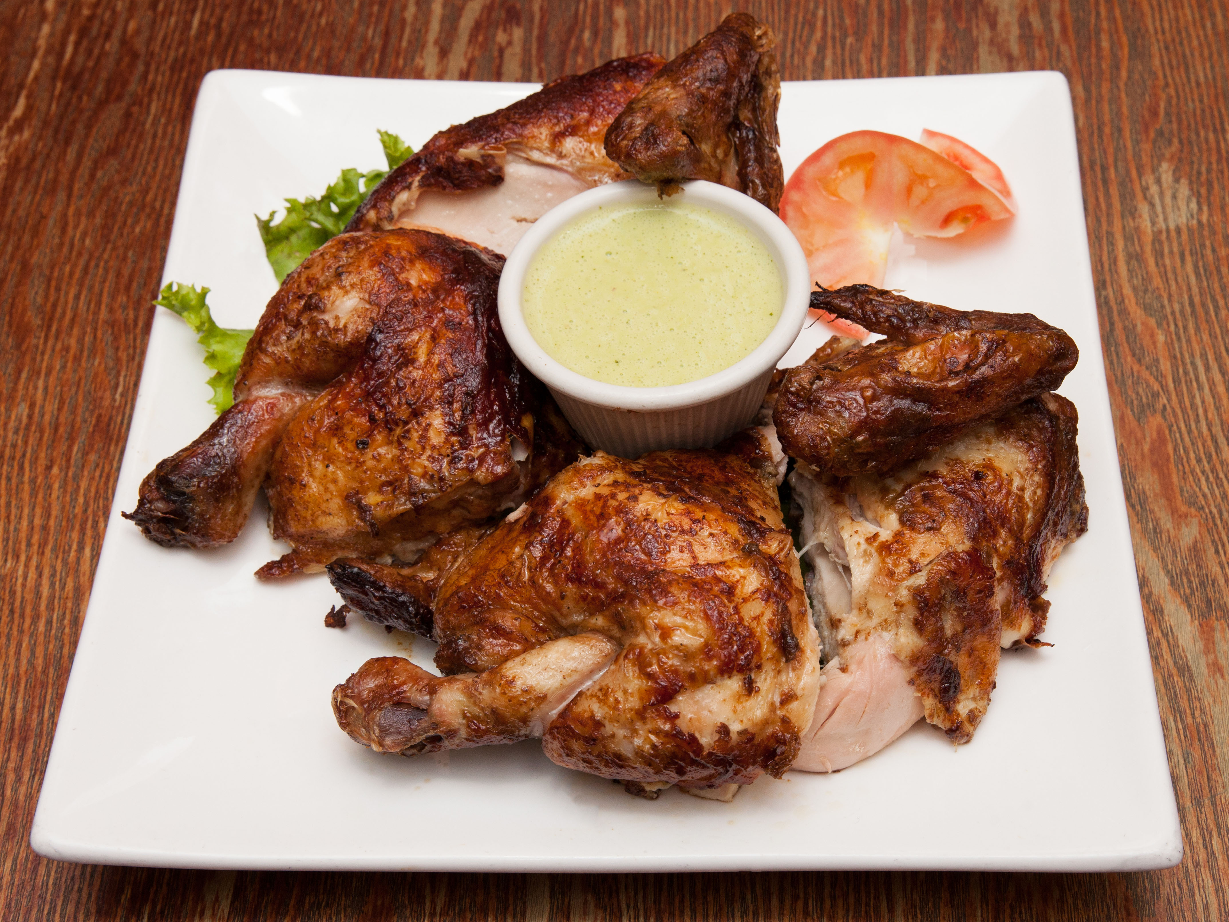 Order 1 Whole Rotisserie Chicken food online from Don Mario Rotisserie Chicken store, Brooklyn on bringmethat.com