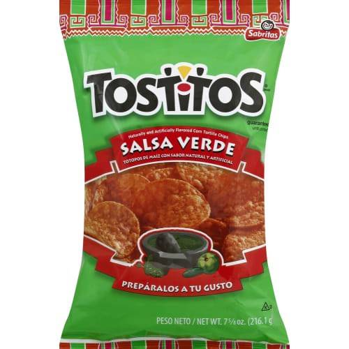 Order Tostitos · Salsa Verde Tortilla Chips (7.6 oz) food online from Mesa Liquor store, Mesa on bringmethat.com