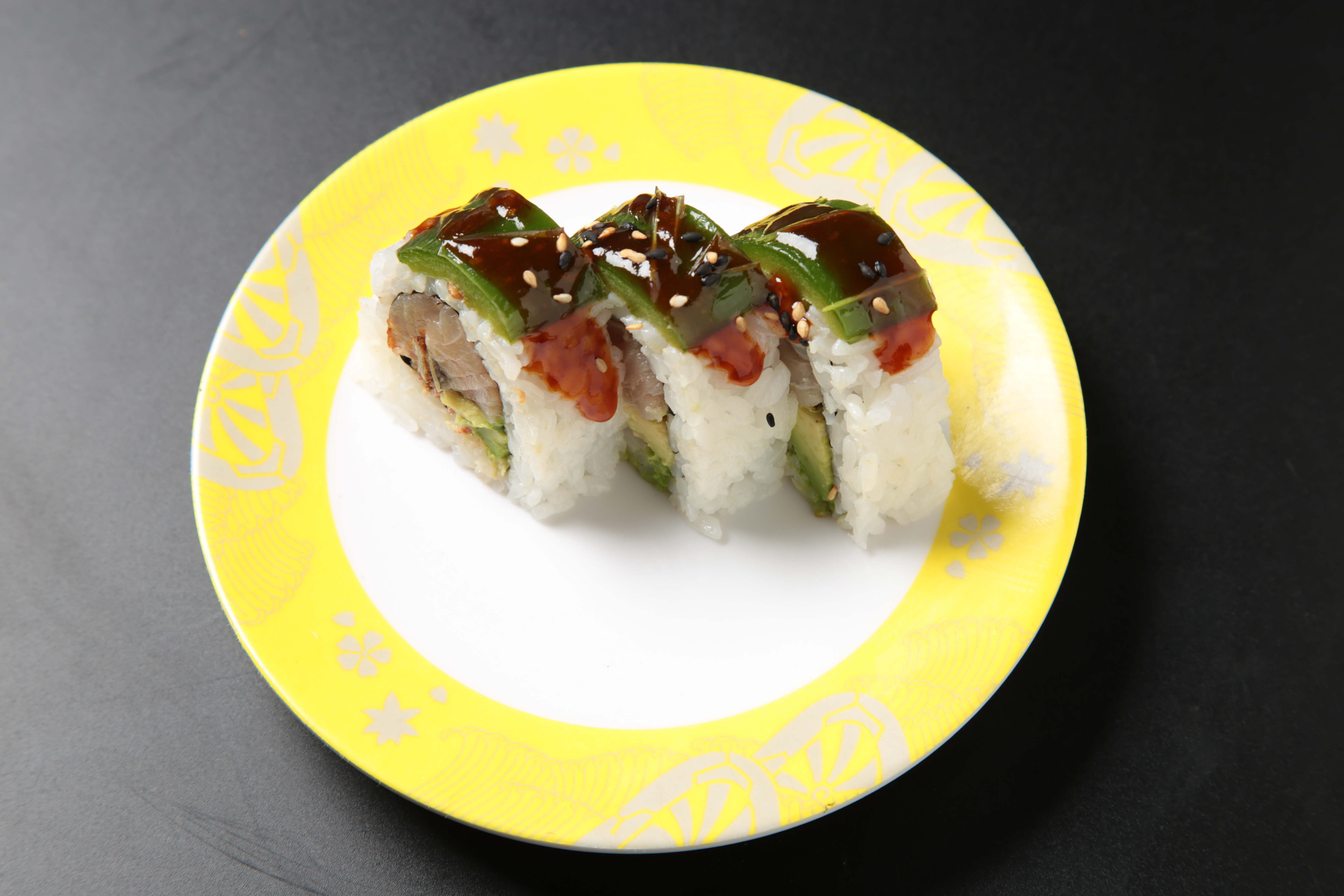 Order Jalapeno Roll (9 pcs) food online from Izumi Revolving Sushi store, Daly City on bringmethat.com