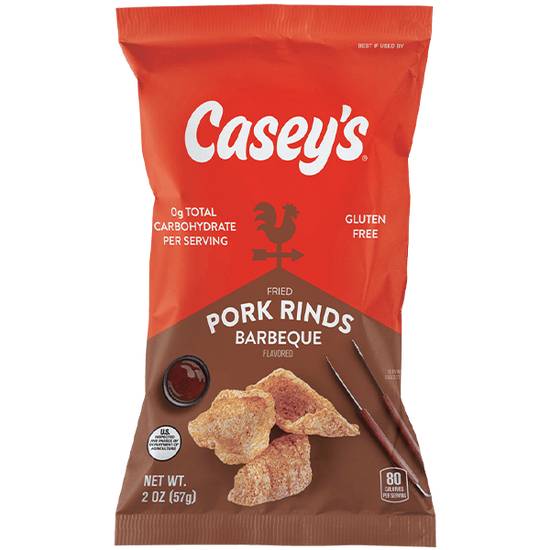 Order Casey's BBQ Pork Rinds 2oz food online from Casey store, GREENBRIER on bringmethat.com