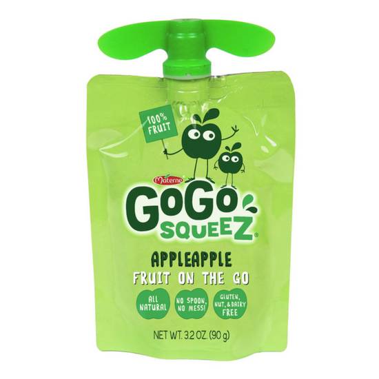 Order GoGo Squeez Applesauce Pouch 3.2oz 4pk food online from Everyday Needs by Gopuff store, San Leandro on bringmethat.com