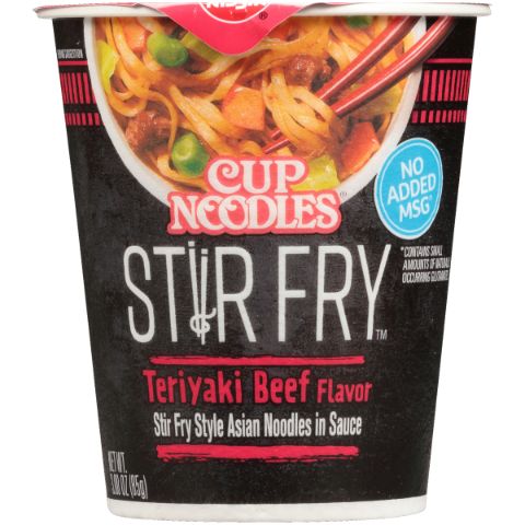 Order Cup of Noodles Stir Fry Teriyaki Beef 3oz food online from 7-Eleven store, Christiansburg on bringmethat.com
