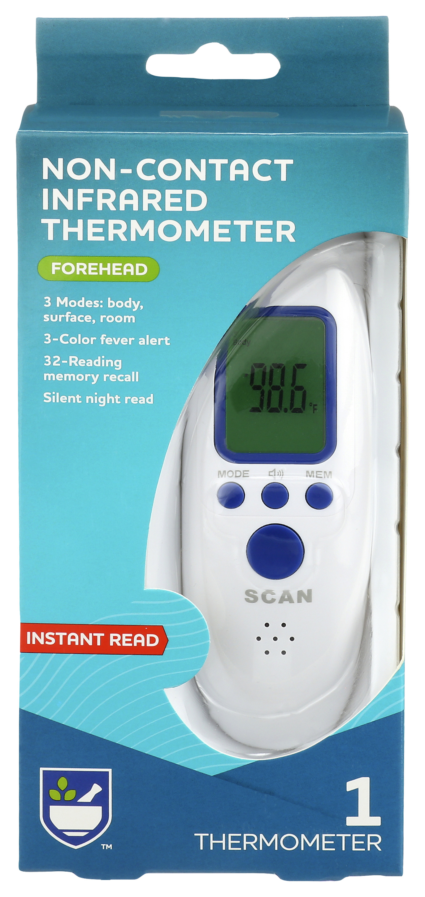 Order Rite Aid Non-Contact Infared Forehead Thermometer food online from Rite Aid store, ELMIRA on bringmethat.com