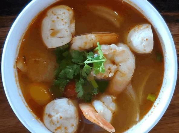 Order Tom Yum Soup food online from Wild Tiger store, Vancouver on bringmethat.com