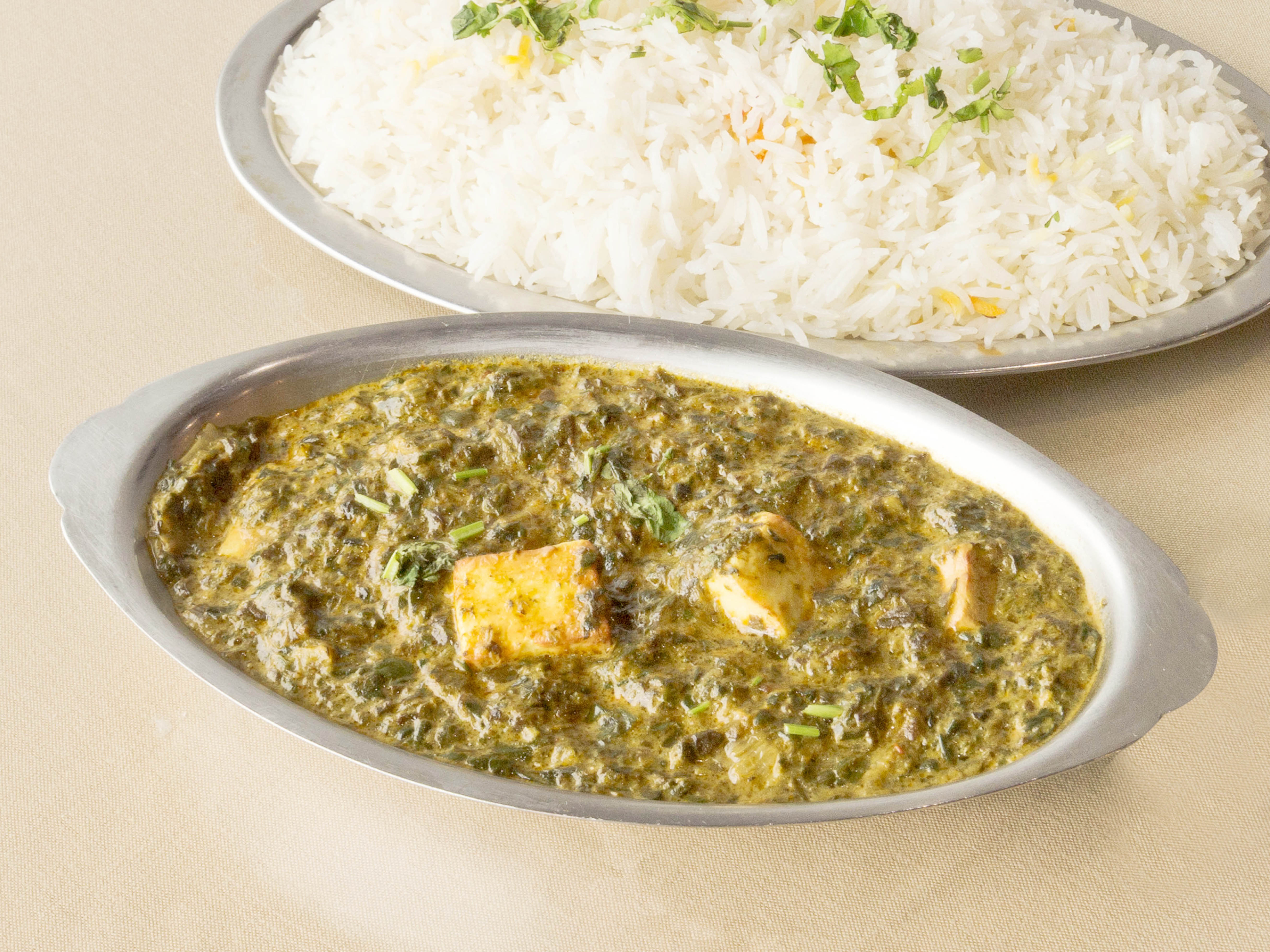 Order Saag Paneer food online from Bombay Grill Indian Food store, Fort Worth on bringmethat.com