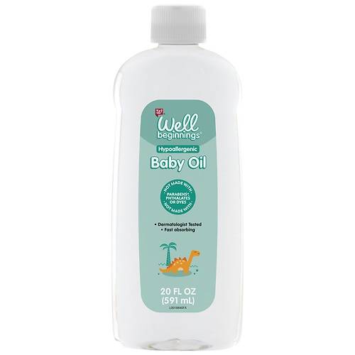Order Well Beginnings Baby Oil - 20.0 fl oz food online from Walgreens store, New Orleans on bringmethat.com