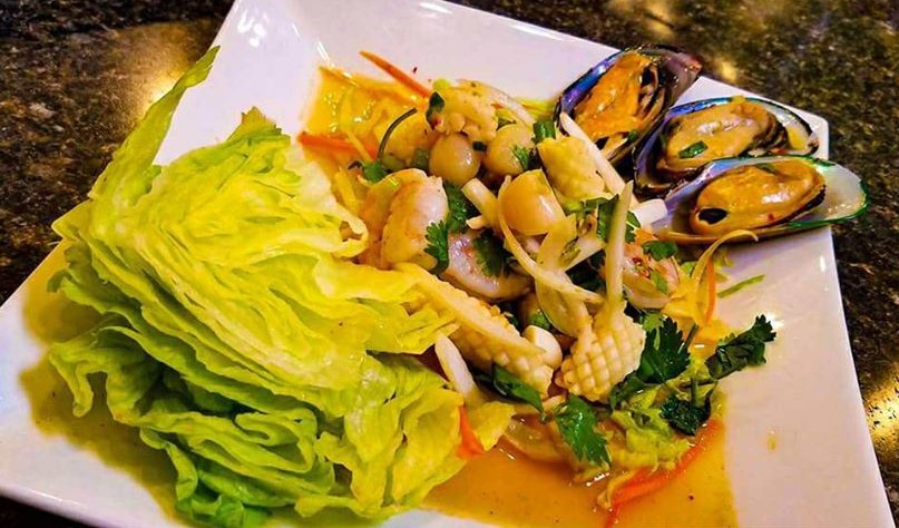 Order SE4. Yum Seafood food online from Baan Thai Marion store, Marion on bringmethat.com