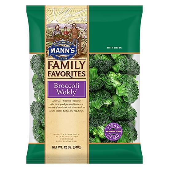 Order Mann's Broccoli Florets 12oz food online from Everyday Needs by Gopuff store, Newark on bringmethat.com