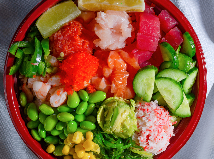 Order 5 Scoops Bowl food online from Poke Poki store, La Verne on bringmethat.com