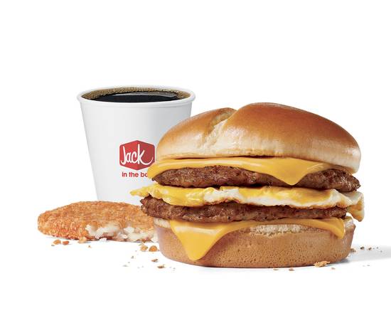Order Extreme Sausage® Sandwich Combo food online from Jack In The Box store, La Verne on bringmethat.com