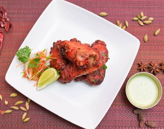 Order Tandoori Wings  food online from Basil Indian and Thai Grill store, Montclair on bringmethat.com