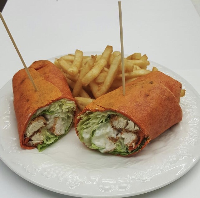 Order Chicken Ranch Wrap Daily Special food online from Pizza & Fish Express store, Detroit on bringmethat.com