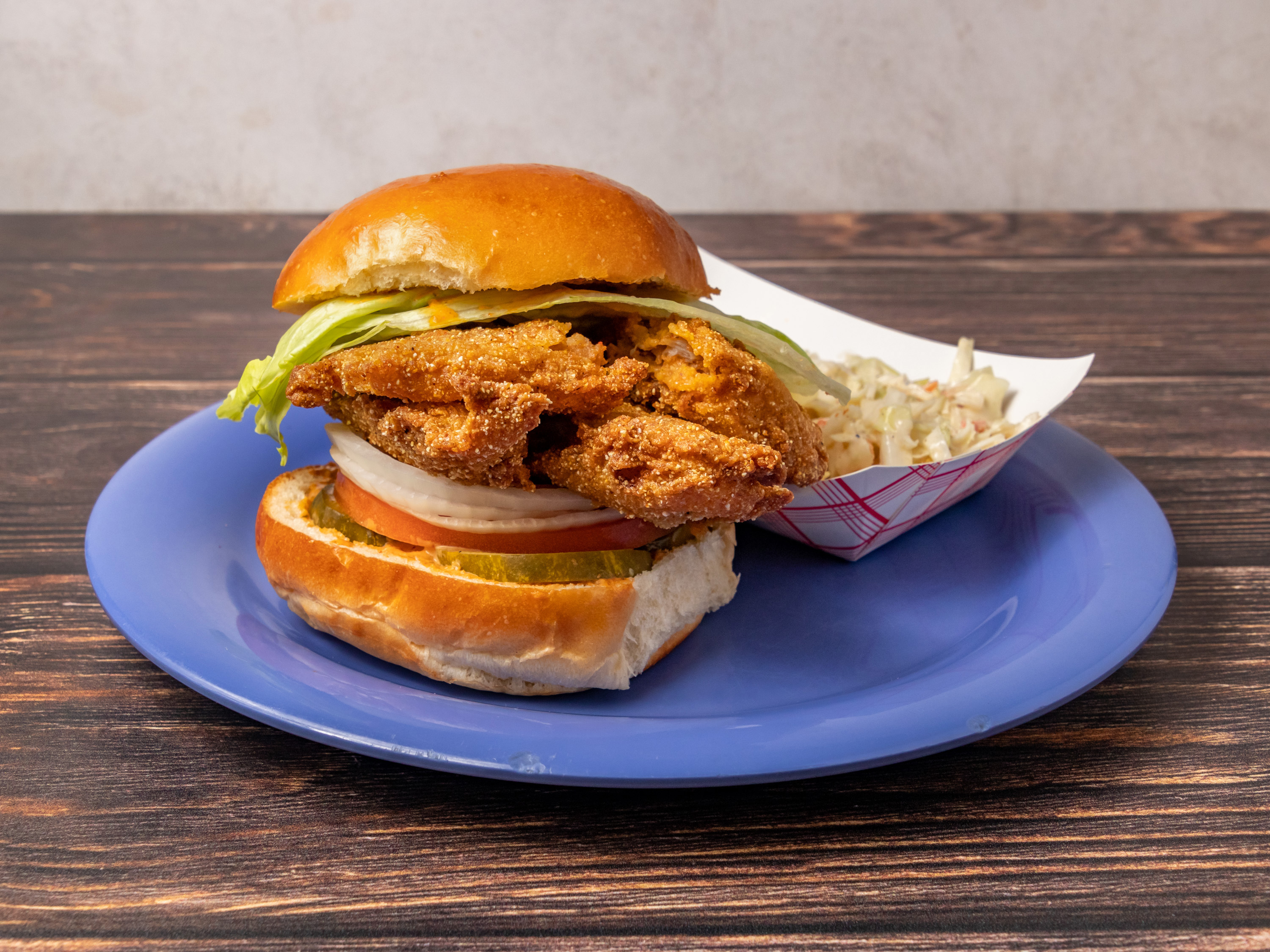 Order Catfish Po’boy food online from The Fickle Pickle store, Roswell on bringmethat.com