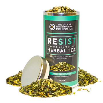 Order Resist Virus and Infections Green Tea Infusion food online from The Oil Bar store, Atlanta on bringmethat.com