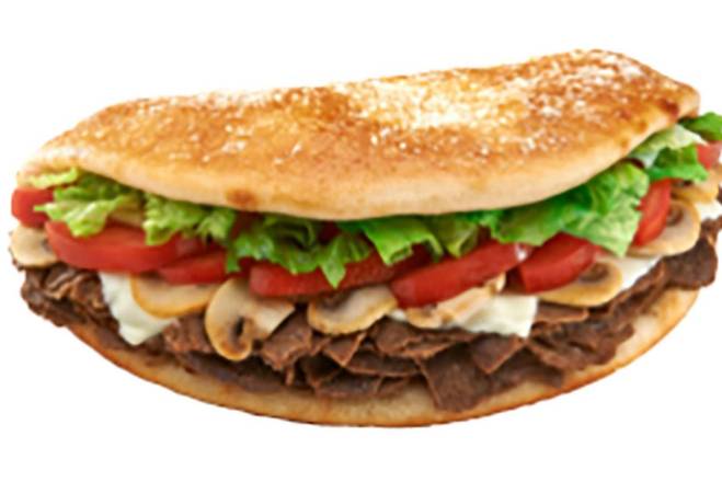 Order Large Steak, Cheese & Mushroom Sub food online from Hungry Howie's Pizza store, Palm Harbor on bringmethat.com