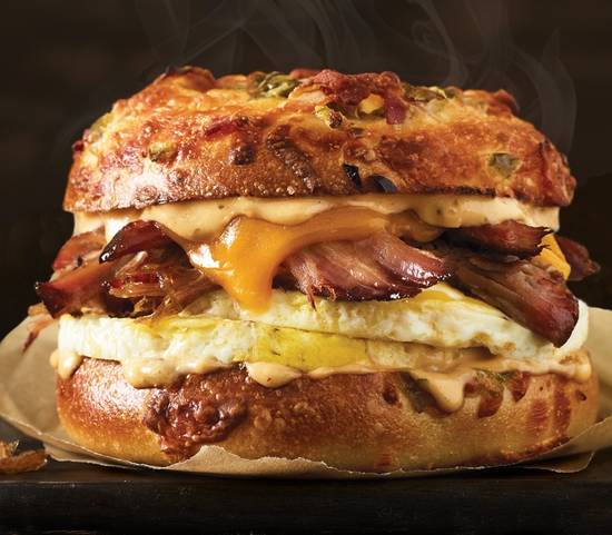Order Turkey Bacon & Egg food online from Bagel Deli Cafe store, Clifton on bringmethat.com