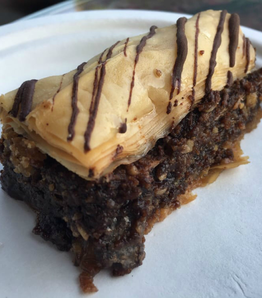 Order Chocolate Baklava food online from Rodini Park store, North Hollywood on bringmethat.com