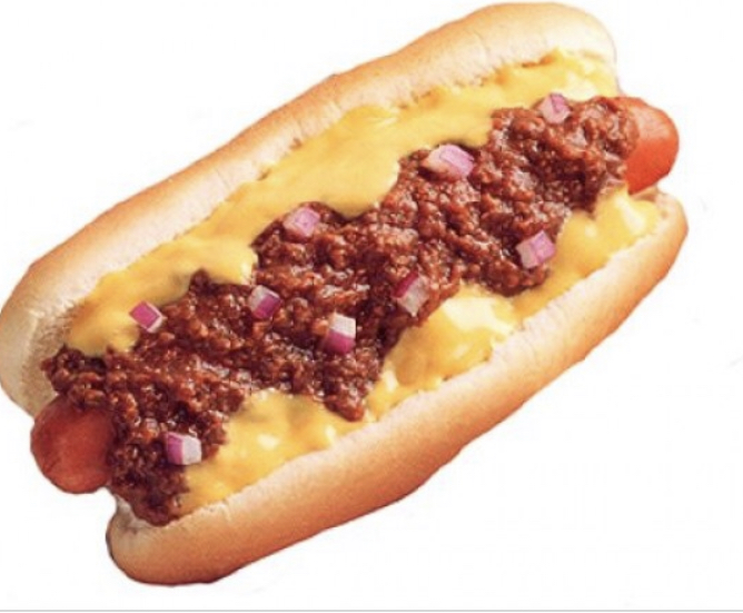 Order Chili Cheese Dog food online from Mediterranean Grill And Bar store, New York on bringmethat.com
