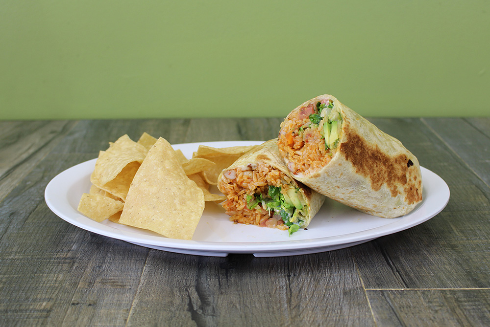 Order Shrimp Burrito food online from Benny's tacos & chicken rotisserie store, Los Angeles on bringmethat.com