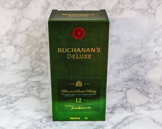 Order Buchanans scotch whiskey  750ml food online from Rick Liquor store, La Puente on bringmethat.com