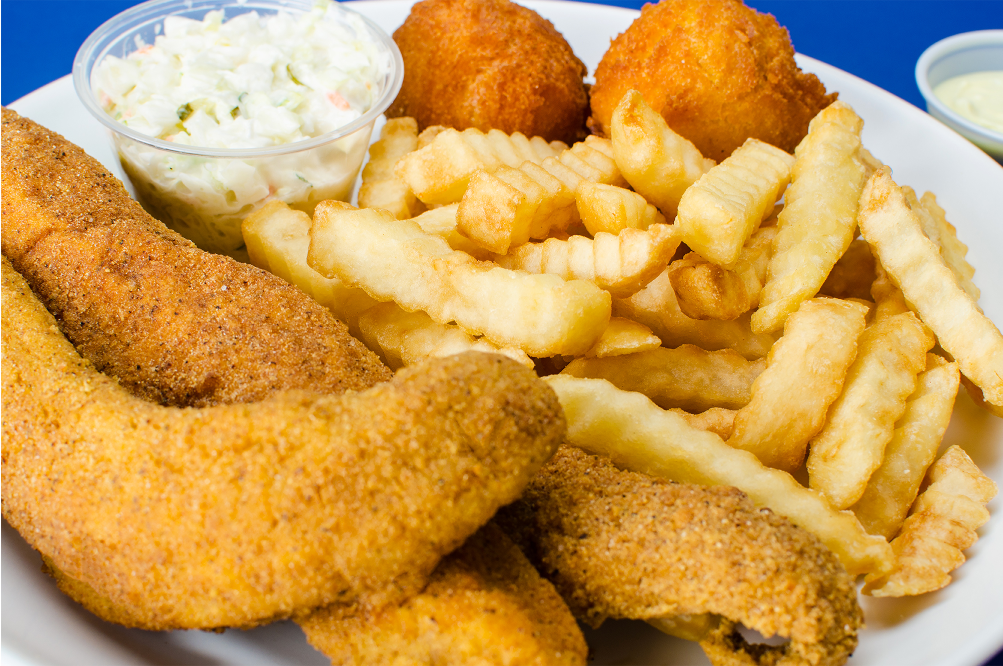 Order 3 pc Whiting Dinner food online from Supreme Fish Delight, Camp Creek store, East Point on bringmethat.com
