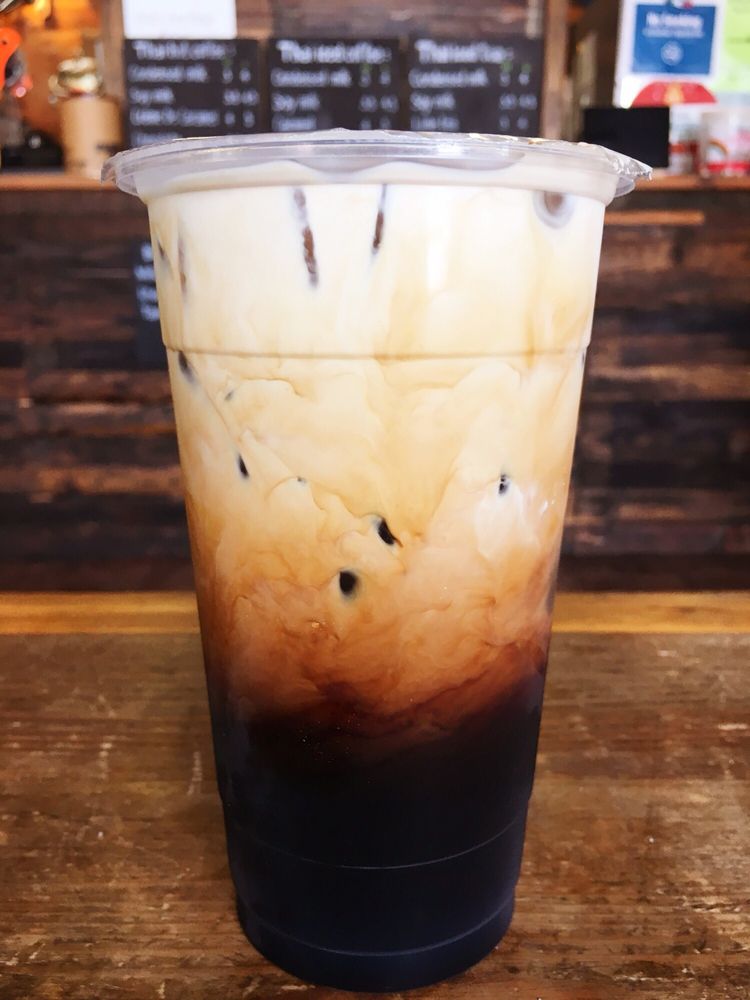 Order Thai Ice Coffee food online from Pata Cafe store, Elmhurst on bringmethat.com