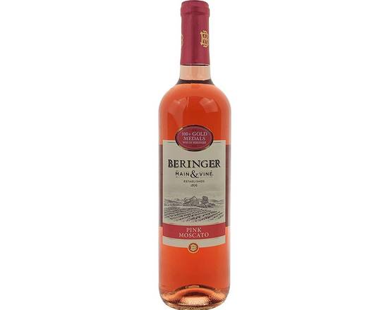 Order Beringer Main & Vine, Pink Moscato · 1.5 L  food online from House Of Wine store, New Rochelle on bringmethat.com