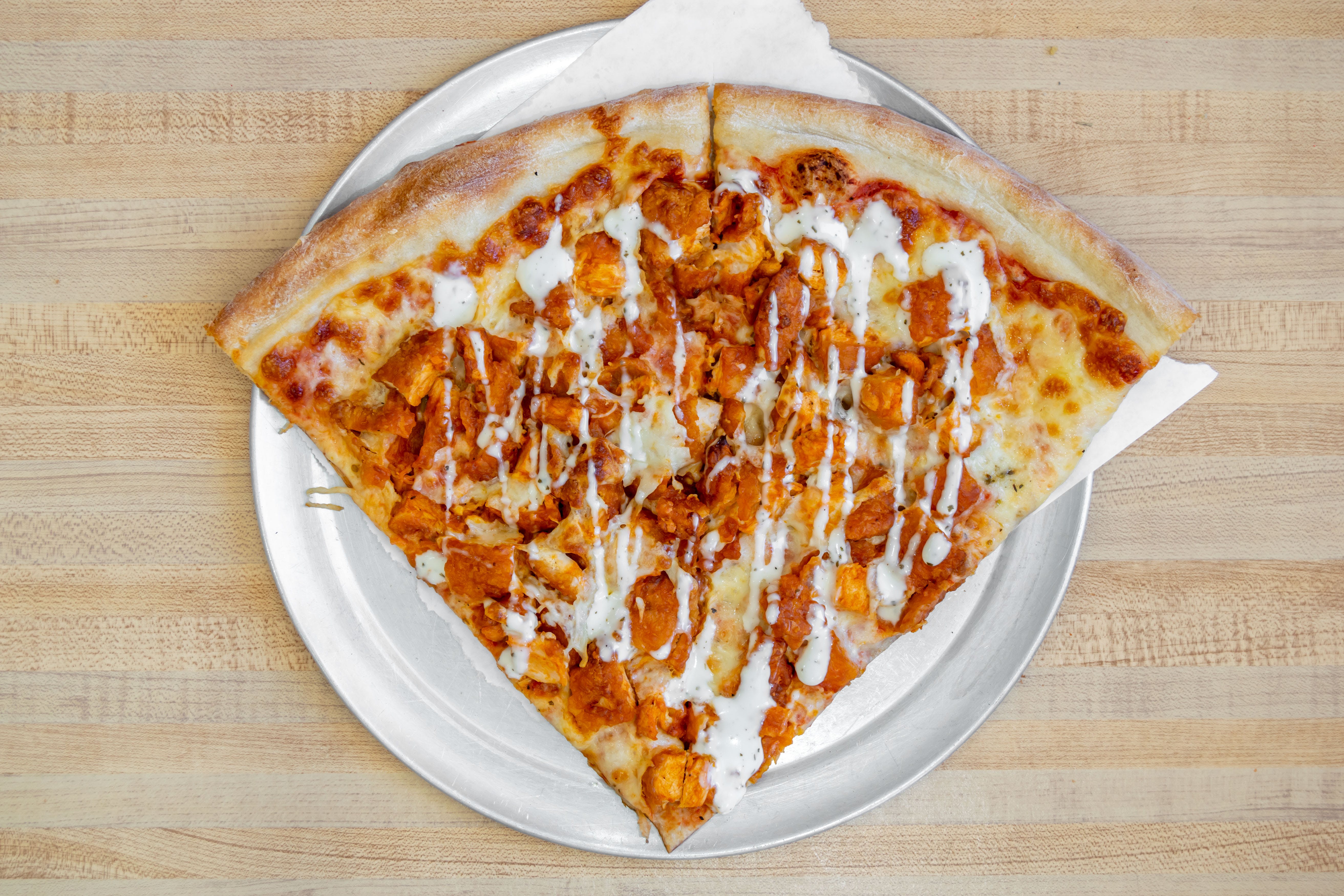 Order Buffalo Chicken & Blue Cheese Pizza - 12" food online from Mayas Restaurant store, Somerset on bringmethat.com