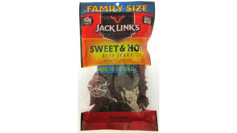 Order Jack Links Beef Steak Jerky, Sweet And Hot food online from Exxon Constant Friendship store, Abingdon on bringmethat.com
