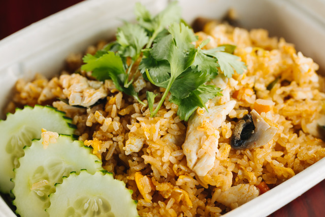 Order F9. Lemongrass Fried Rice food online from Thai 2 Go store, Dallas on bringmethat.com