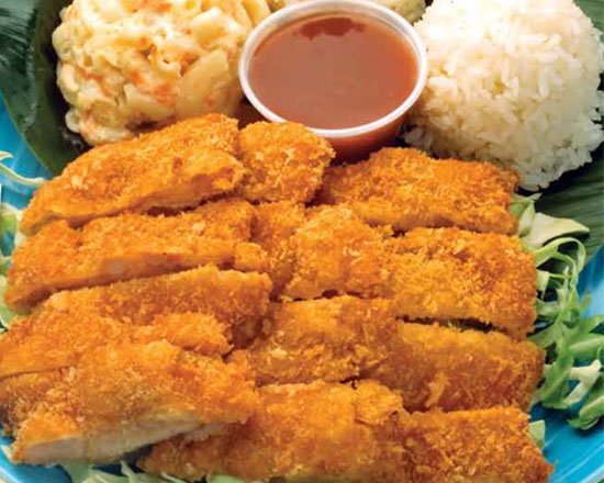 Order Chicken Katsu Plate food online from Young Hawaiian Bbq store, Chino on bringmethat.com