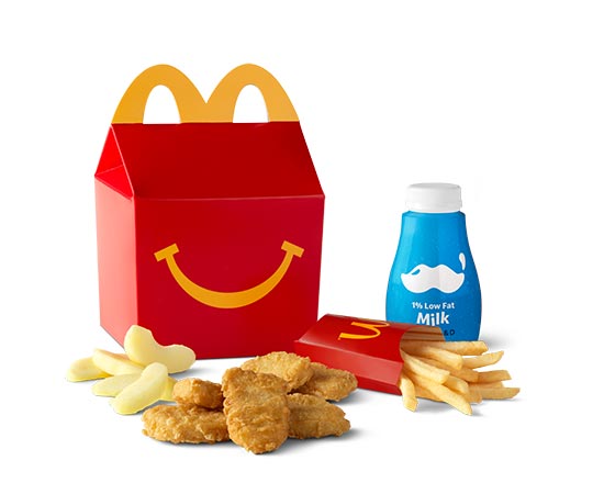 Order 6pc Chicken McNuggets Happy Meal food online from Mcdonald's store, Bronx on bringmethat.com