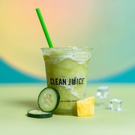 Order The Cucumber Pineapple One 16 oz food online from Clean Juice store, Troy on bringmethat.com